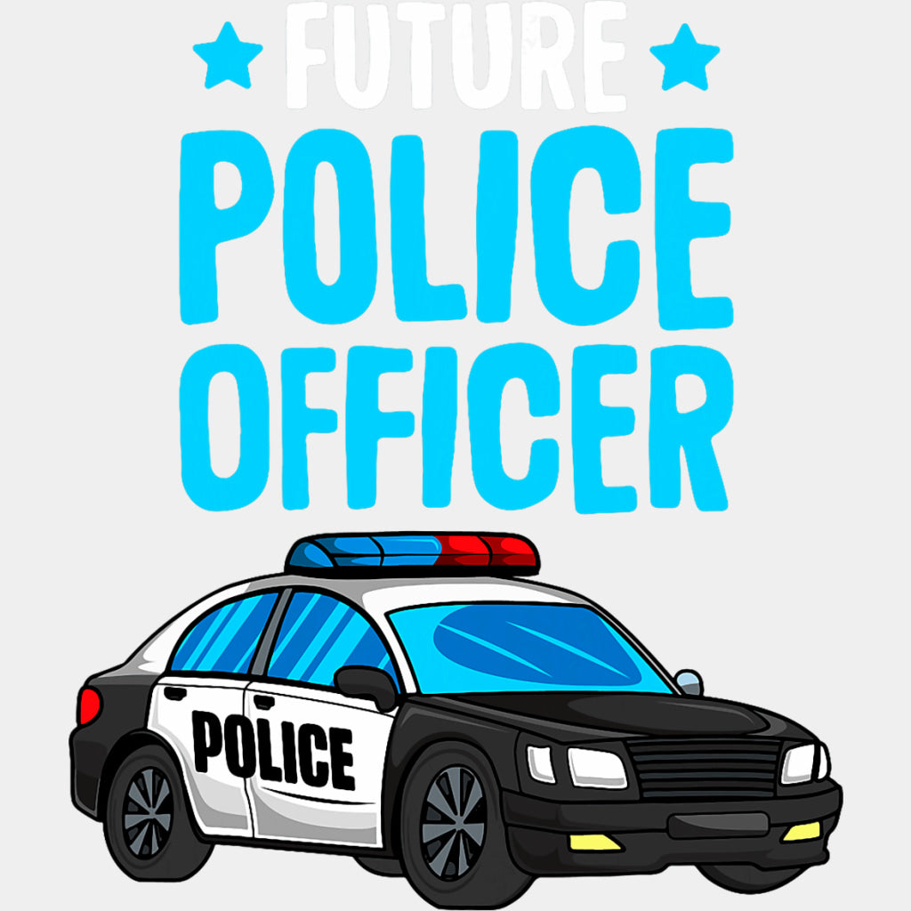 Future Police Officer, Blue Design - Police DTF Transfers ready2transfer Light Color Design (See Imaging)