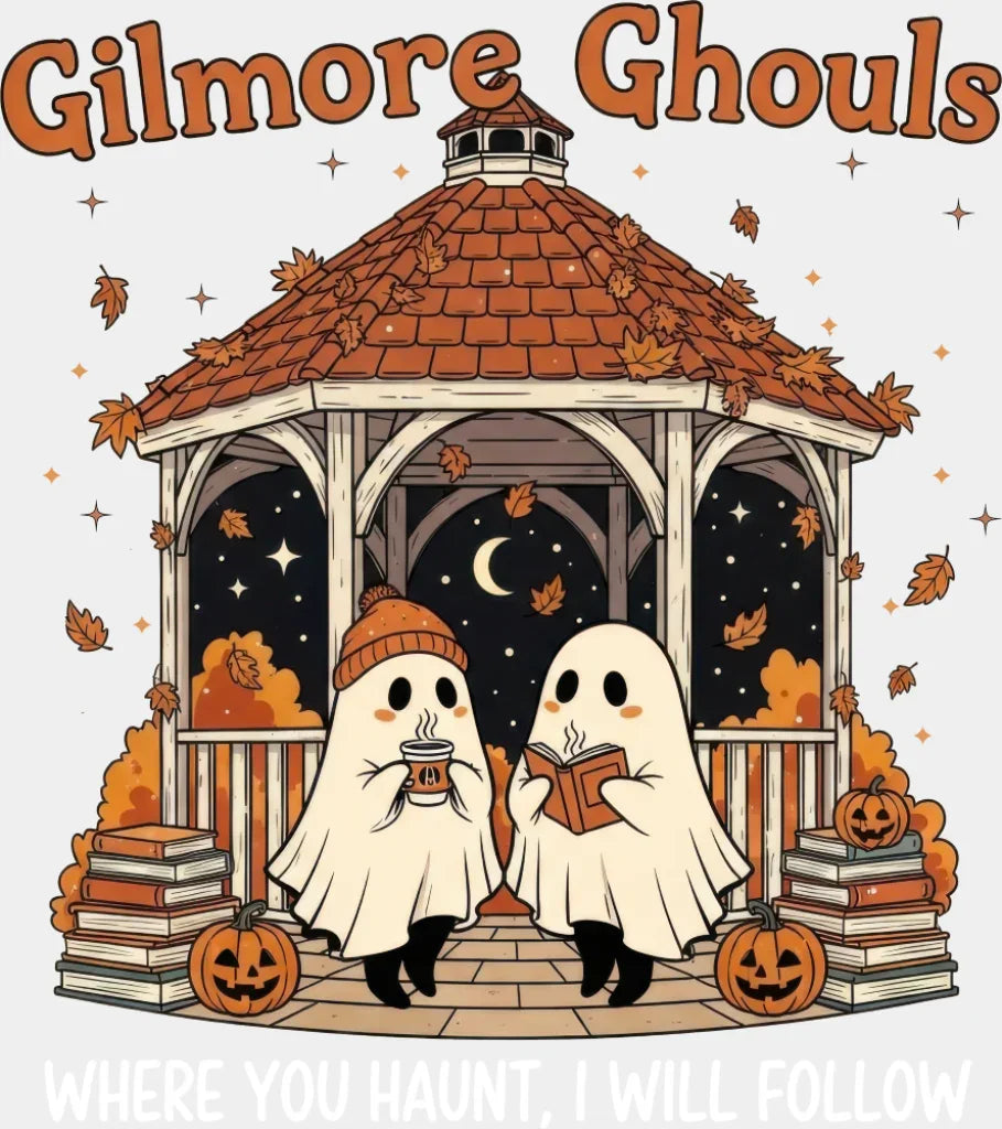 Gilmore Ghouls Halloween DTF Transfer Adult Unisex S & M (10’’) / Light Color Design (See Imaging)