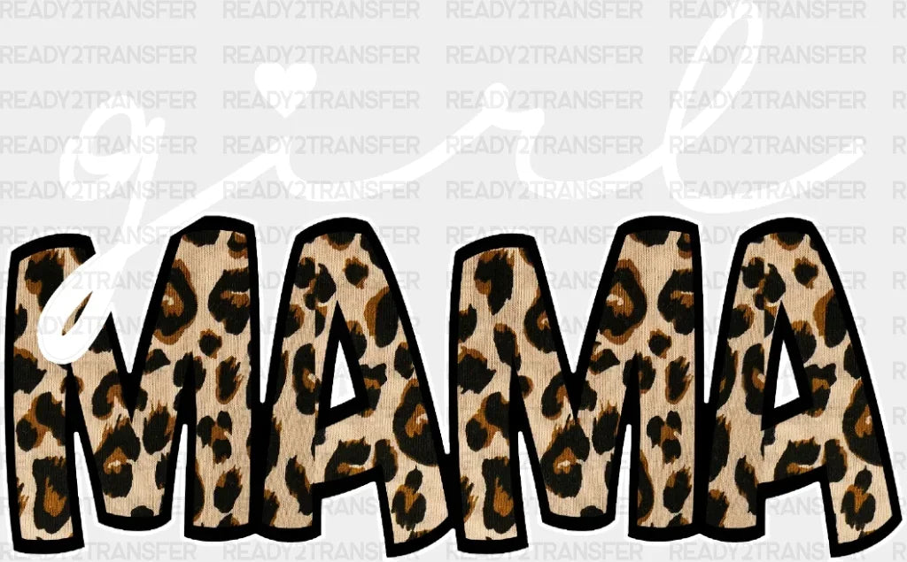 Girl Mama Mother’s Day Dtf Heat Transfer Design Mom