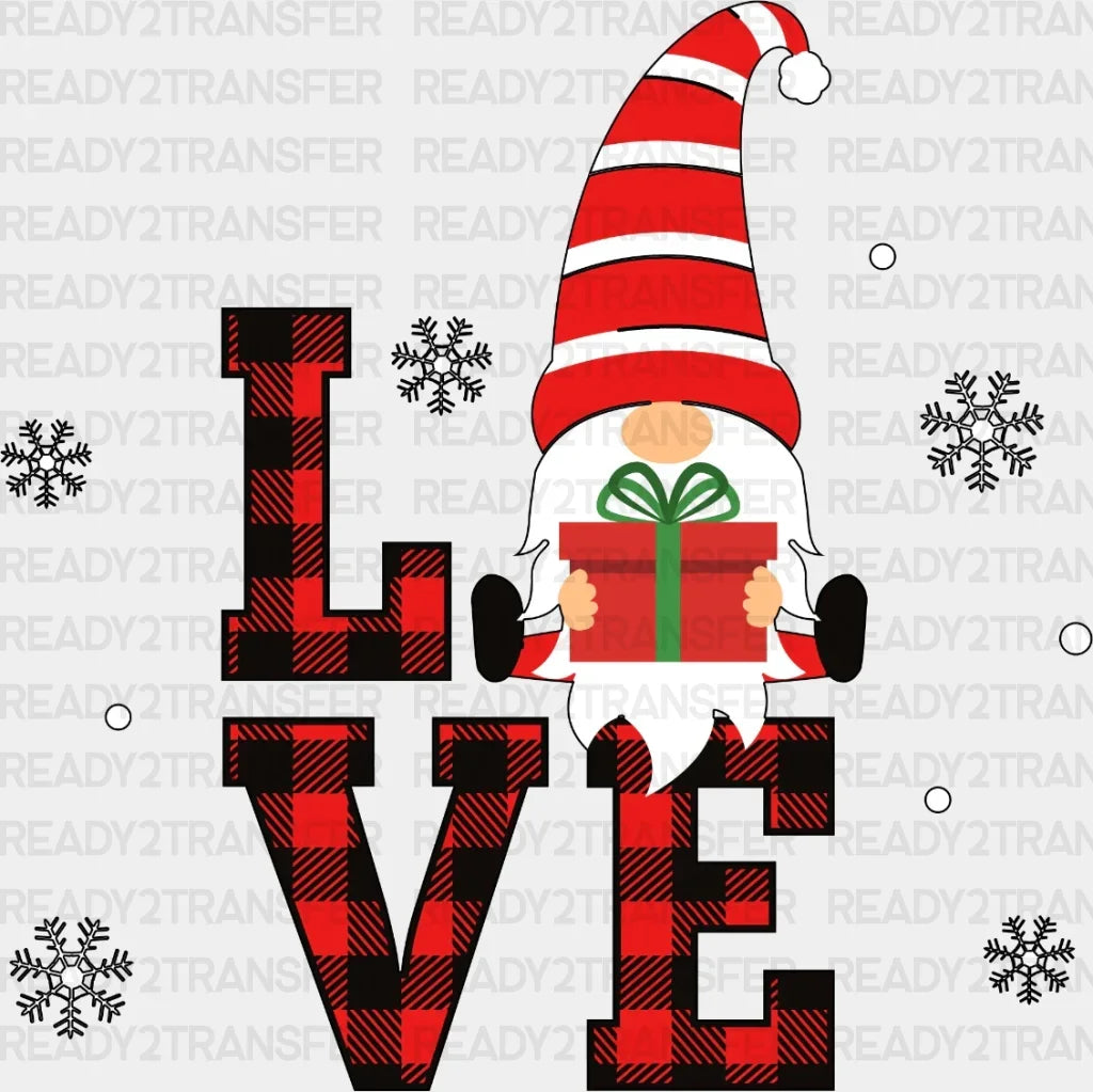 Gnome Love DTF Transfer ready2transfer Lined
