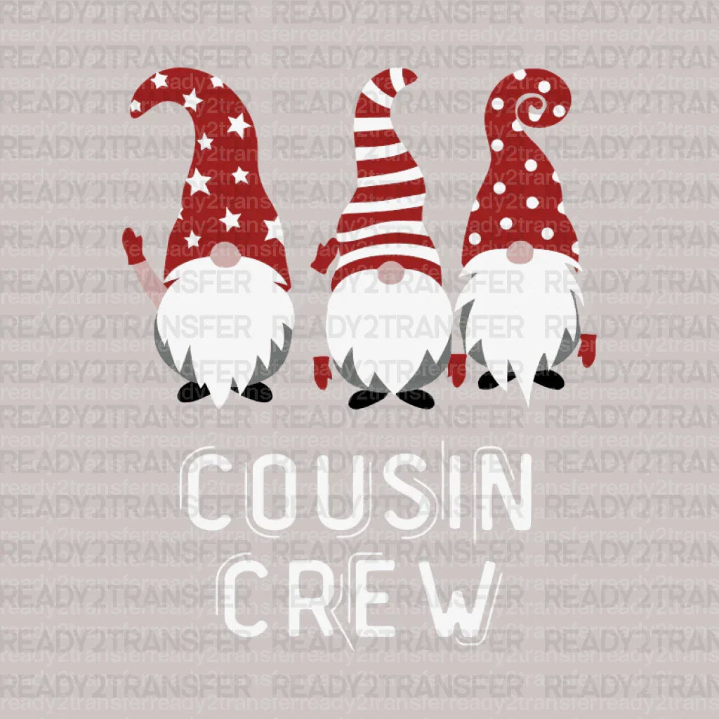Gnomes Cousin Crew DTF Transfer ready2transfer