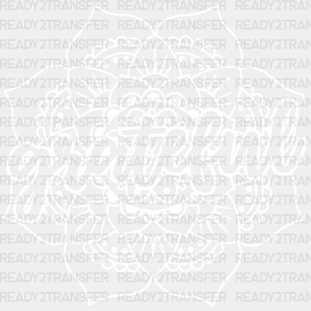 Grateful Floral Dtf Transfer