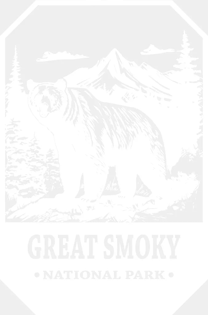 Great Smokey National Park Design - National Parks DTF Transfers ready2transfer White