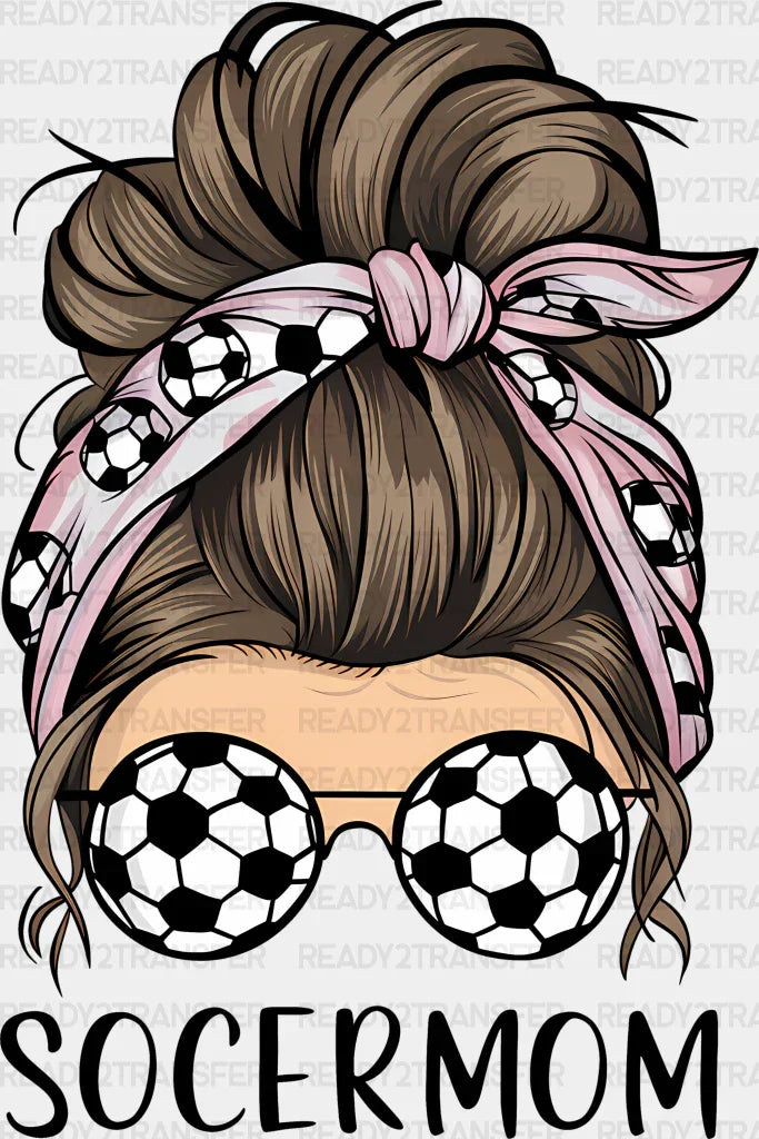 Hair Style Soccer Mom Design - Dtf Heat Transfer
