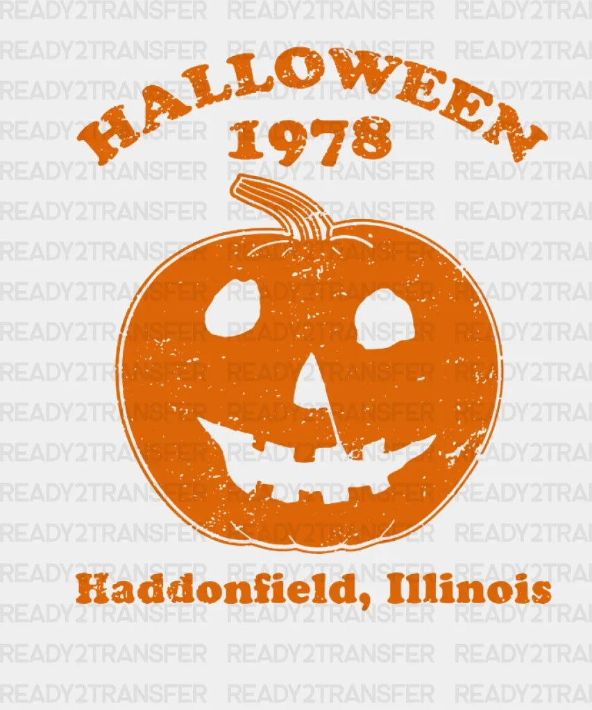 HALLOWEEN 1978 DTF Transfer ready2transfer Orange