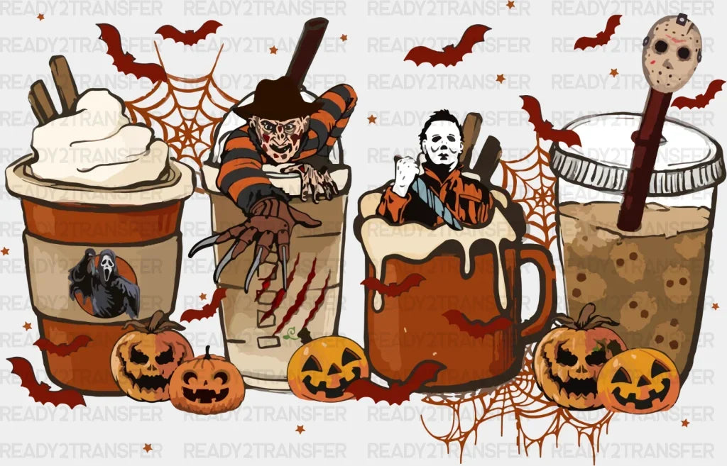 Halloween Drinks Dtf Transfer