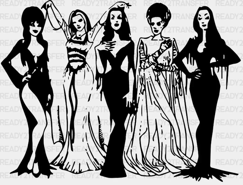 HALLOWEEN GIRLS DANCE DTF Transfer ready2transfer
