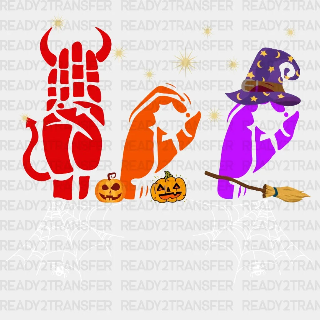 HALLOWEEN WEB DTF Transfer ready2transfer