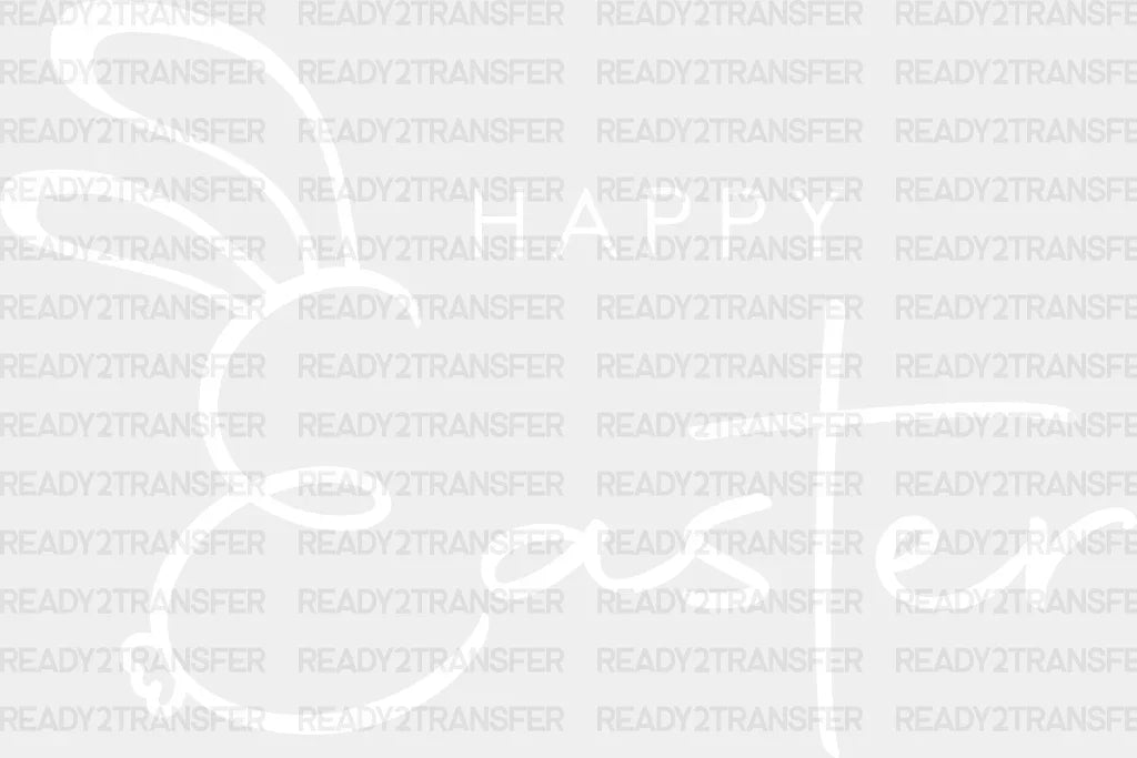 Happy Easter Dtf Transfer