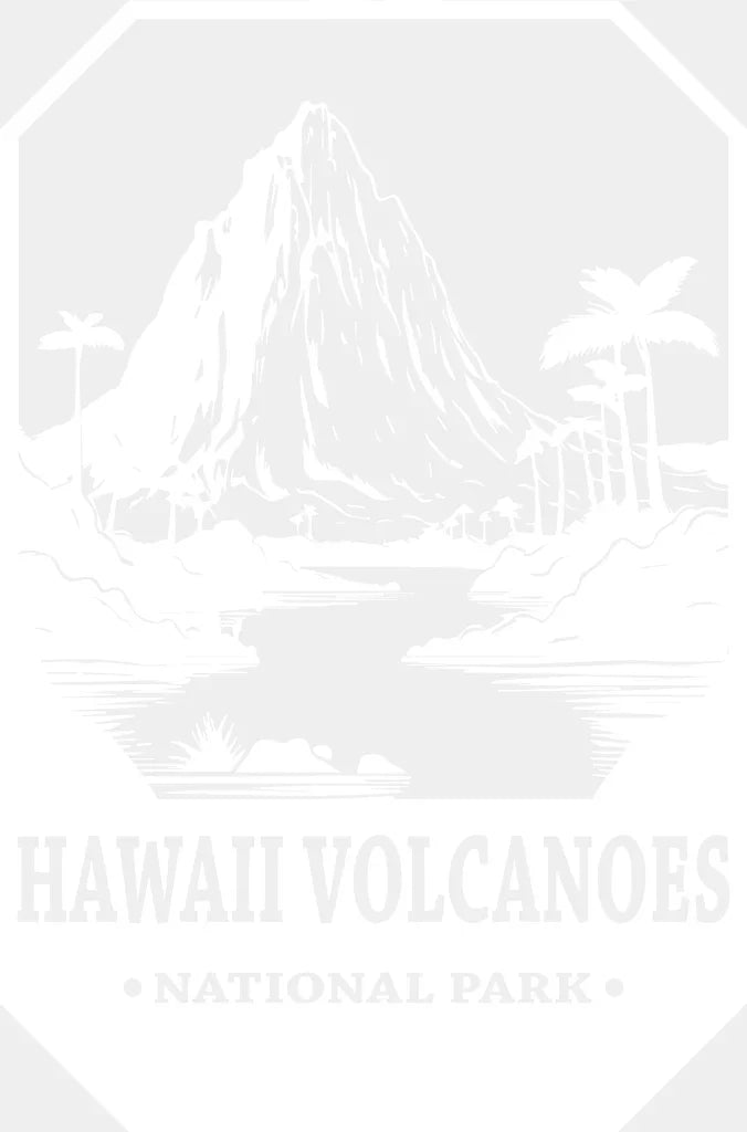 Hawaii Volcanoes National Park Design - National Parks DTF Transfers ready2transfer White