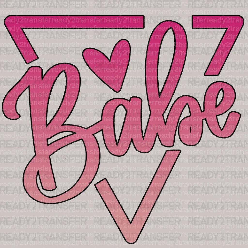 Heart Babe DTF Transfer ready2transfer