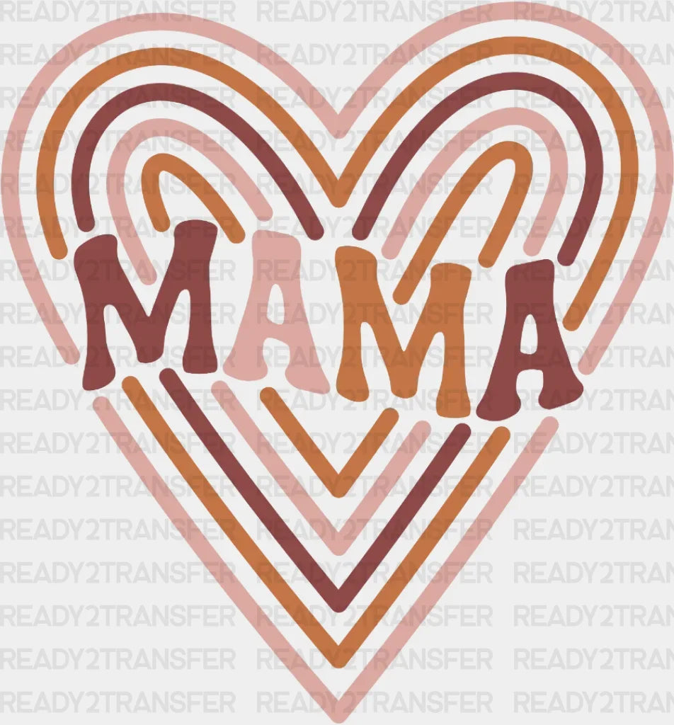Heart Mama Dtf Transfer