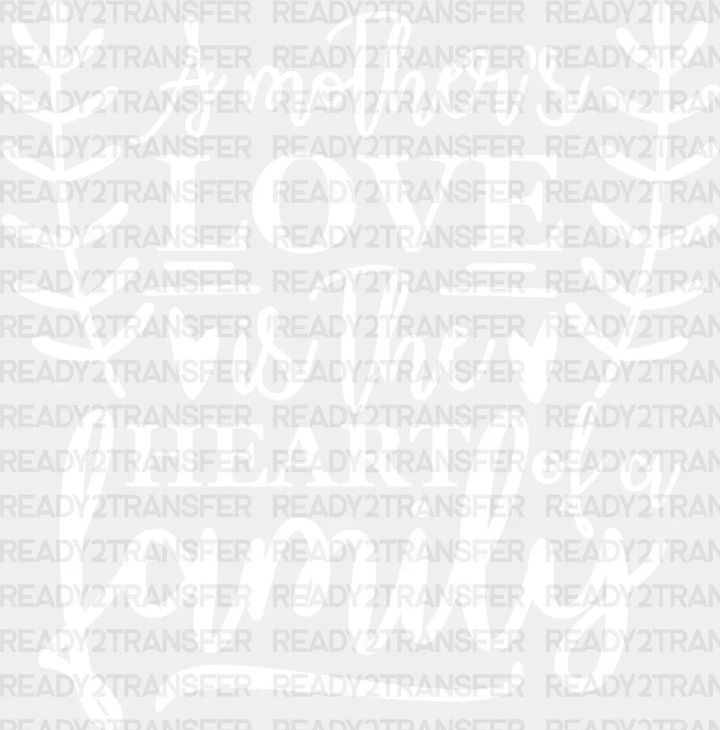 Heart Of A Family - Reunion Dtf Heat Transfer Adult Unisex S & M (10’’) / Light Color Design