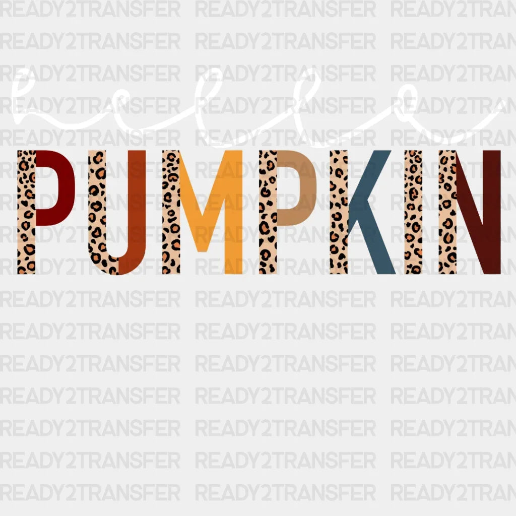 Hello Leo Pumpkin DTF Transfer ready2transfer