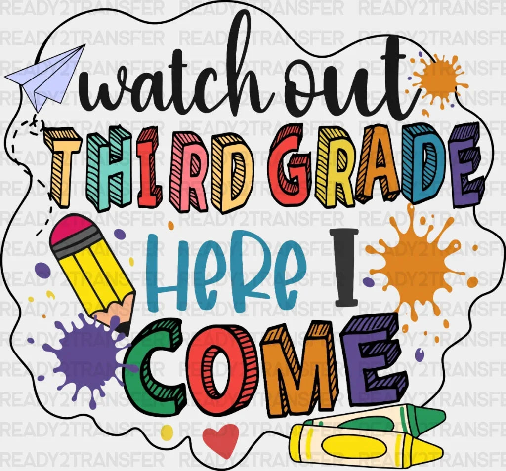 Here I Come Dtf Transfer