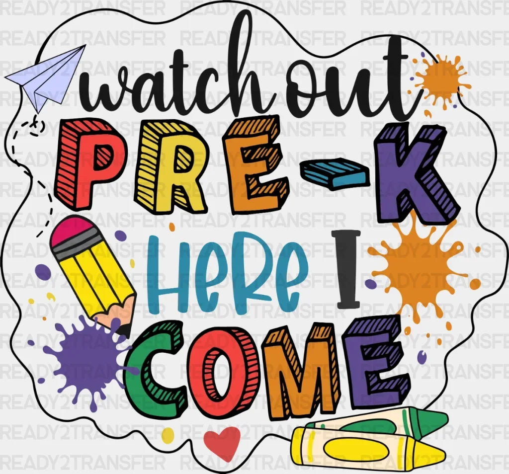 Here I Come Dtf Transfer