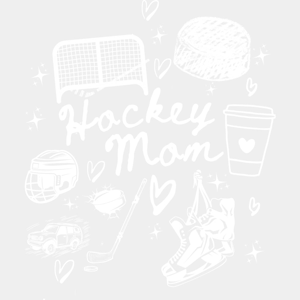 Hockey Mom - Hockey DTF Transfers ready2transfer Light Color Design (See Imaging)
