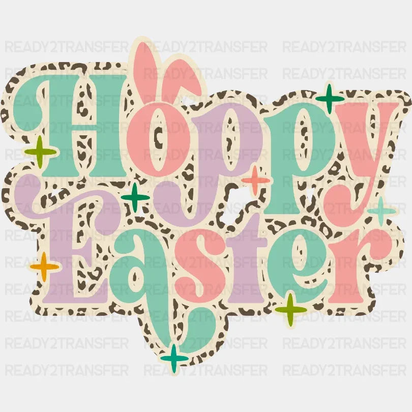 Hoppy Easter Dtf Heat Transfer Design