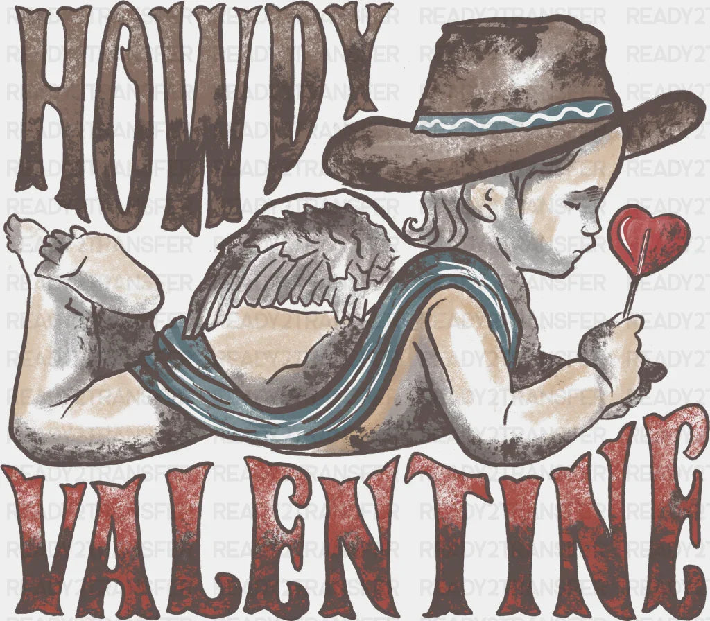 Howdy Valentine Western Design Valentines Dtf Transfer