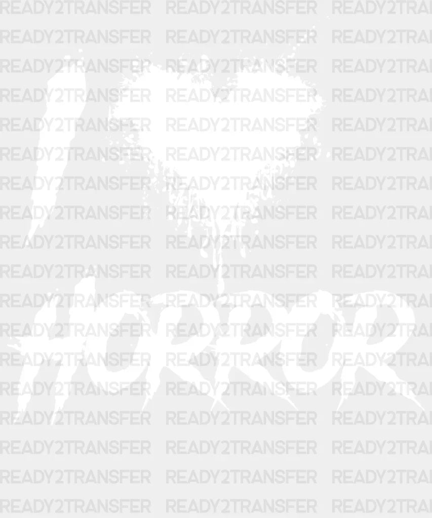 I Love Horror Dtf Transfer