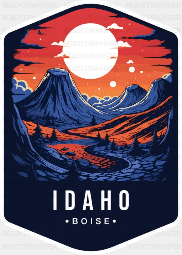 Idaho Boise - States & Cities DTF Transfer