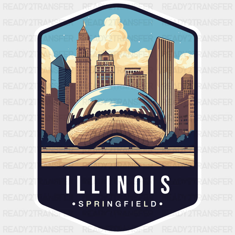 Illinois Springfield - States & Cities DTF Transfer ready2transfer