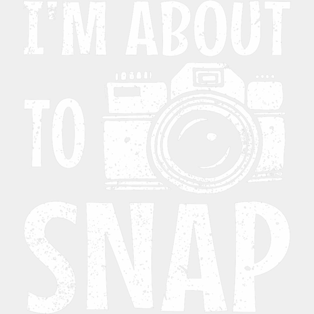 I'm About To Snap B&W - Photography DTF Transfers ready2transfer Light Color Design (See Imaging)