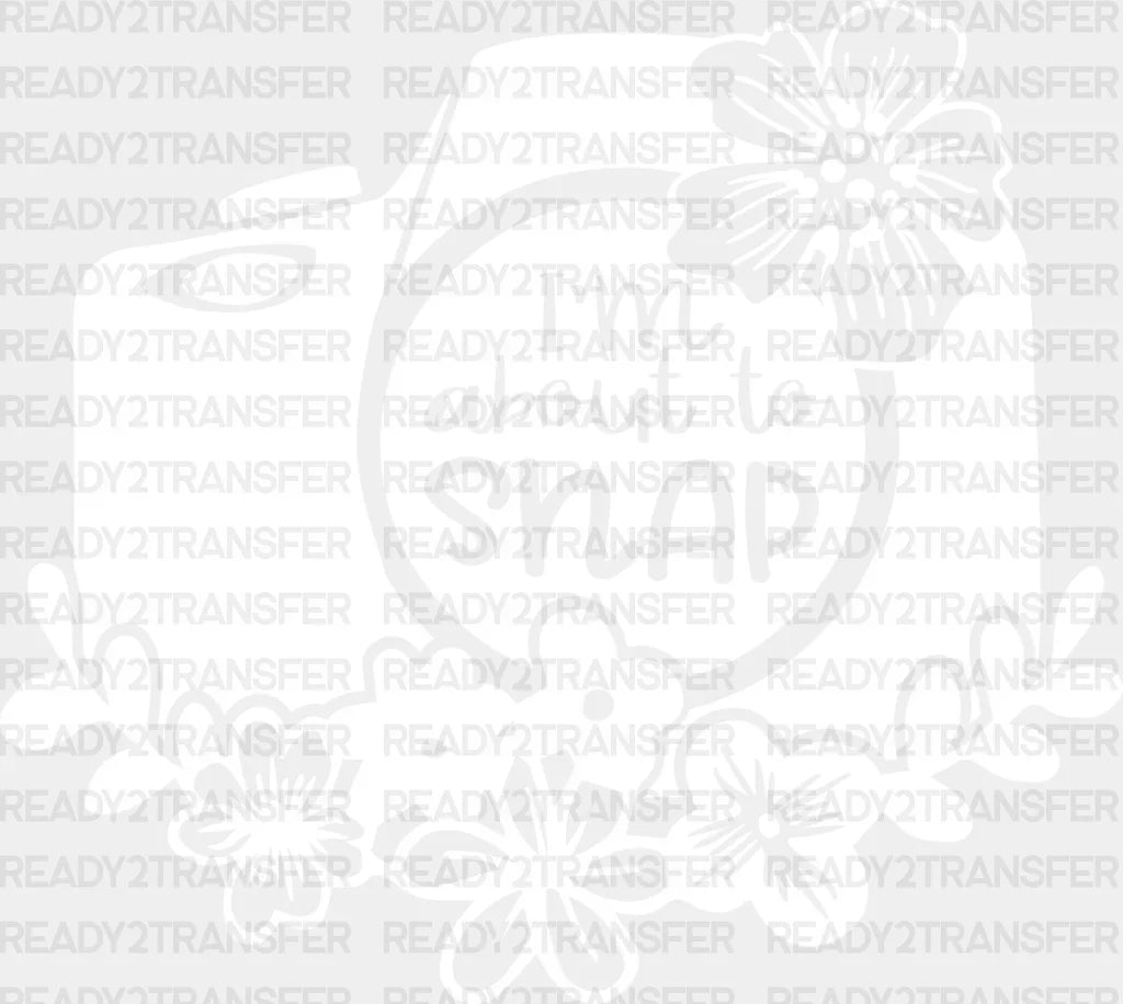 I’m About To Snap Camera - Photography Dtf Heat Transfer Adult Unisex S & M (10’’) / Light