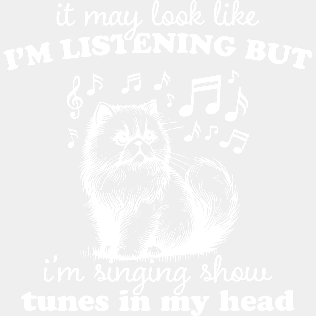 I'm Singing Show Tunes In My Head - Singing DTF Transfers ready2transfer Light Color Design (See Imaging)