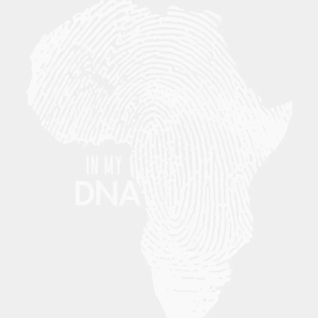 In My Dna Blm Dtf Transfer Adult Unisex - S & M (10’) / White