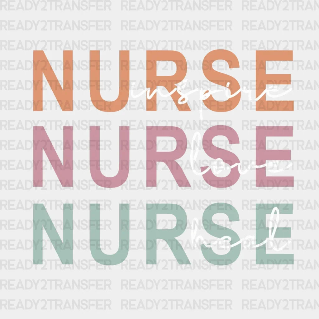Inspire Love Heal DTF Transfer ready2transfer