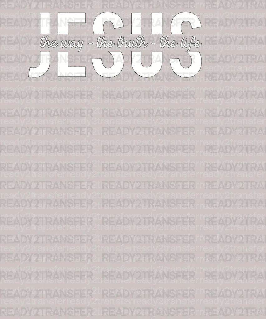 JESUS The Life DTF Transfer - ready2transfer