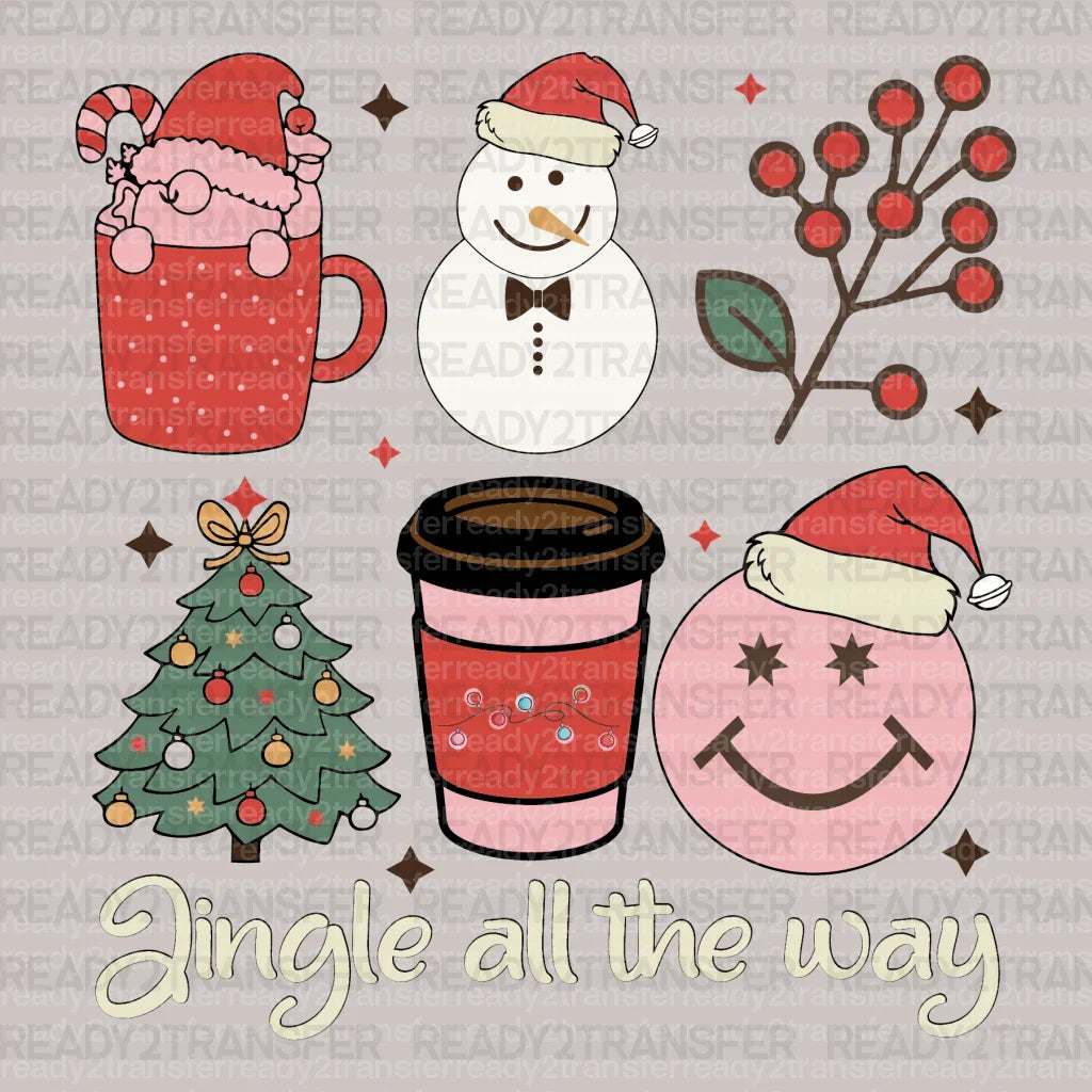 JINGLE ALL THE WAY DTF Transfer ready2transfer