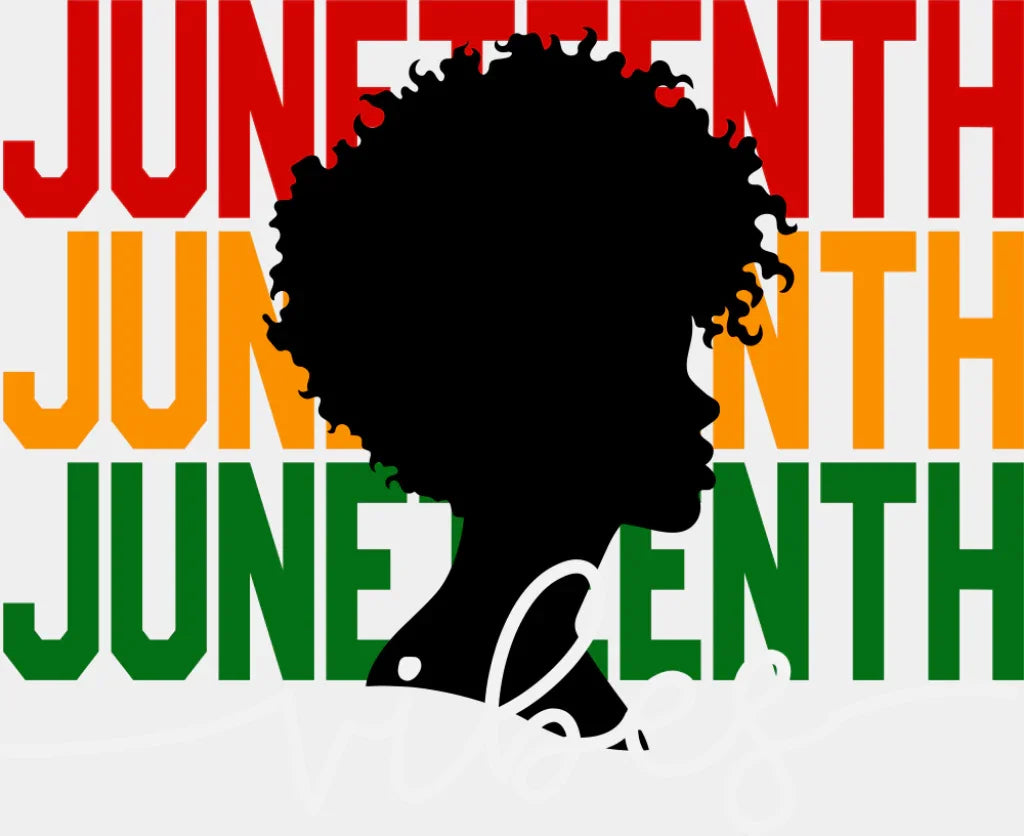 Juneteenth Vibes - Juneteenth DTF Transfer Adult Unisex - S & M (10’’) / Light Color Design (See Imaging)