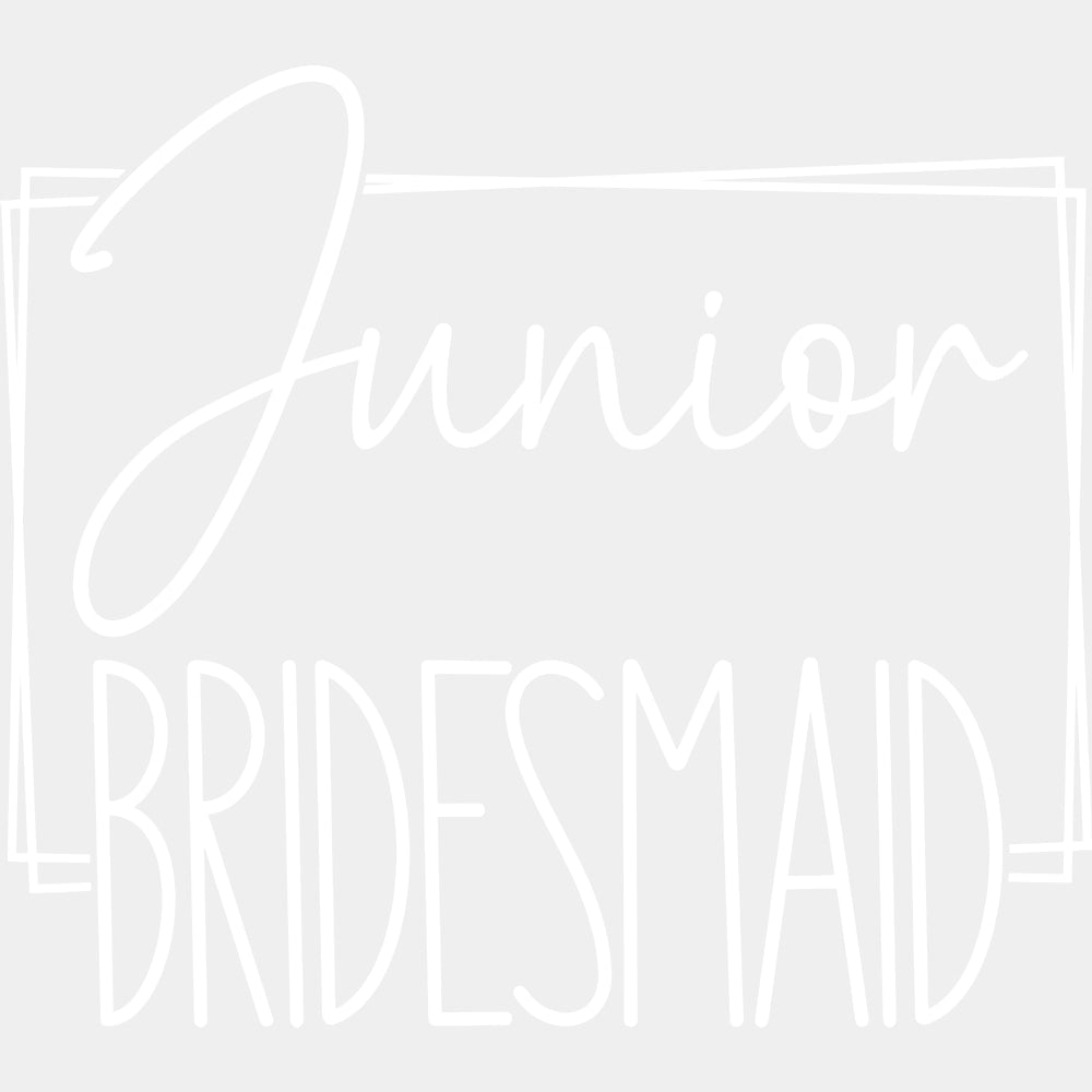 Junior Bridesmaid - Wedding Crew DTF Transfers ready2transfer Light Color Design (See Imaging)