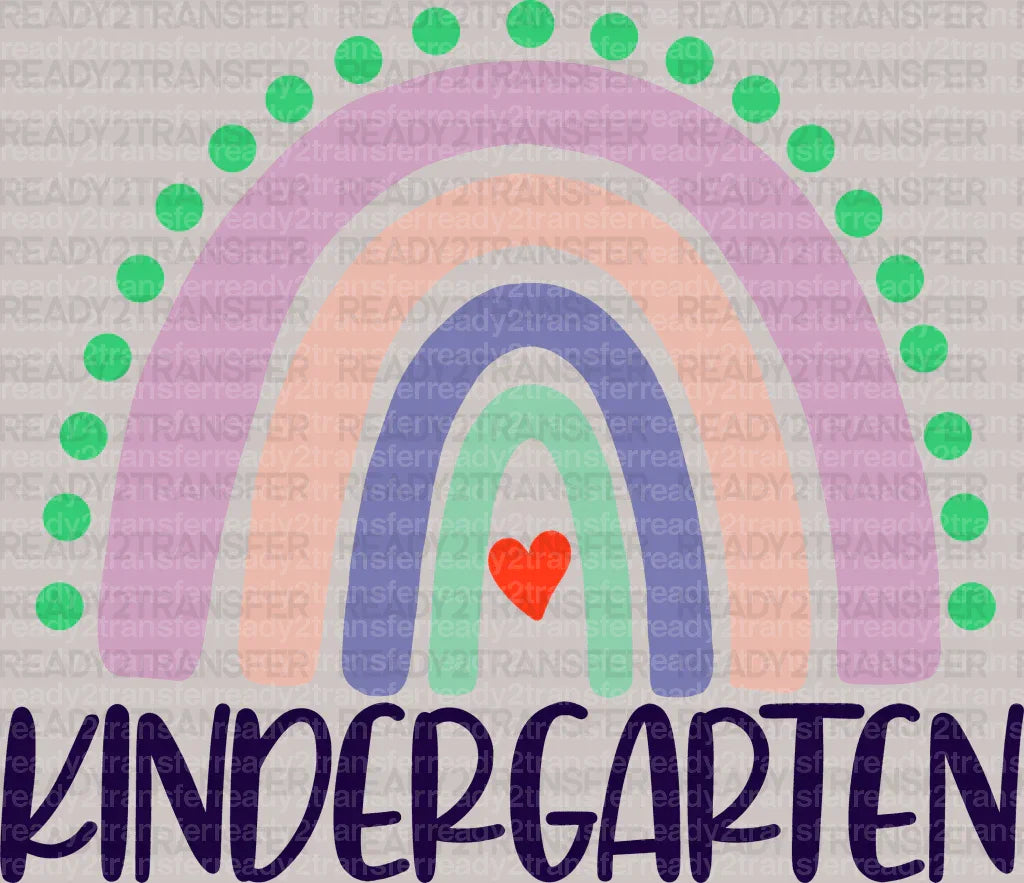 KINDER GARTEN SPOTTED DTF Transfer - ready2transfer