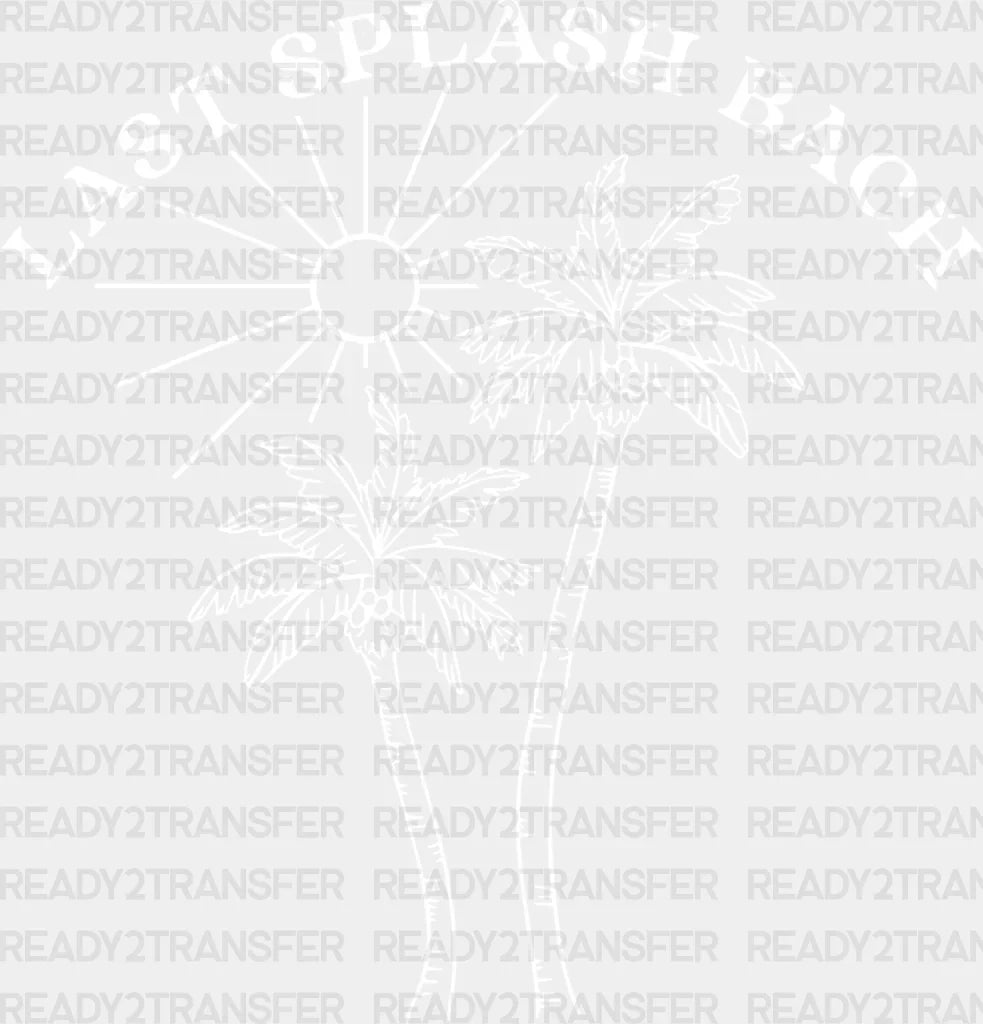 Last Splash Bach Summer Dtf Transfer Adult Unisex - S & M (10’) / White