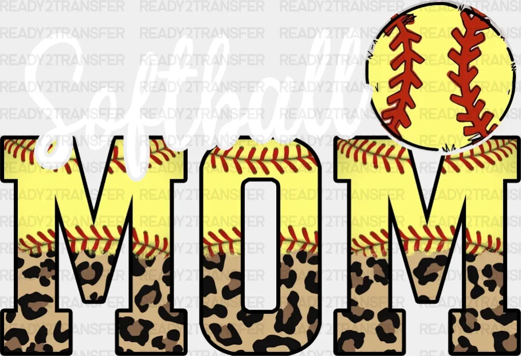 Leo Softball Mom Dtf Transfer