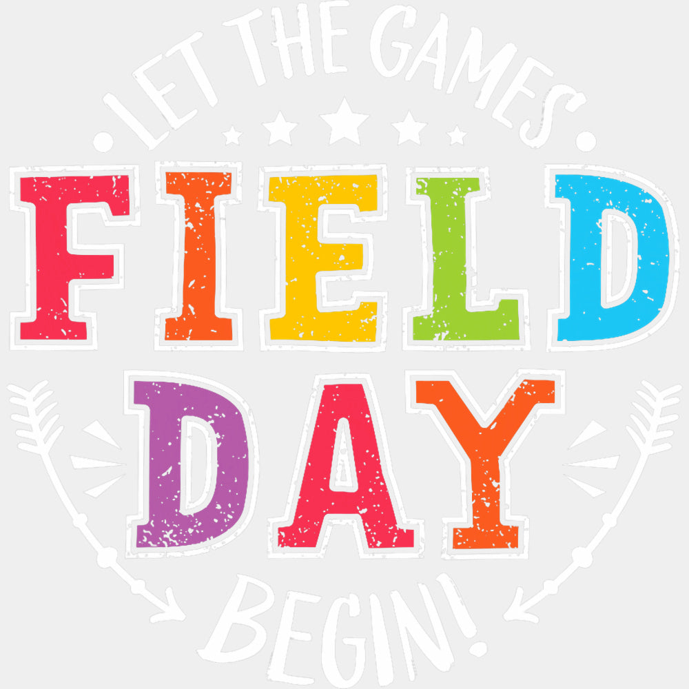 Let The Games Begin, Arrows - Field Trip DTF Transfers ready2transfer Light Color Design (See Imaging)