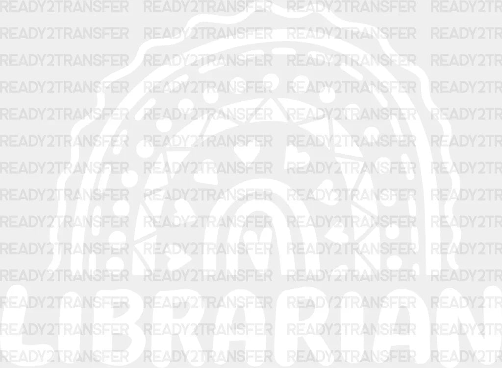 Librarian Design - Reading Dtf Heat Transfer Adult Unisex S & M (10’’) / Light Color (See Imaging)