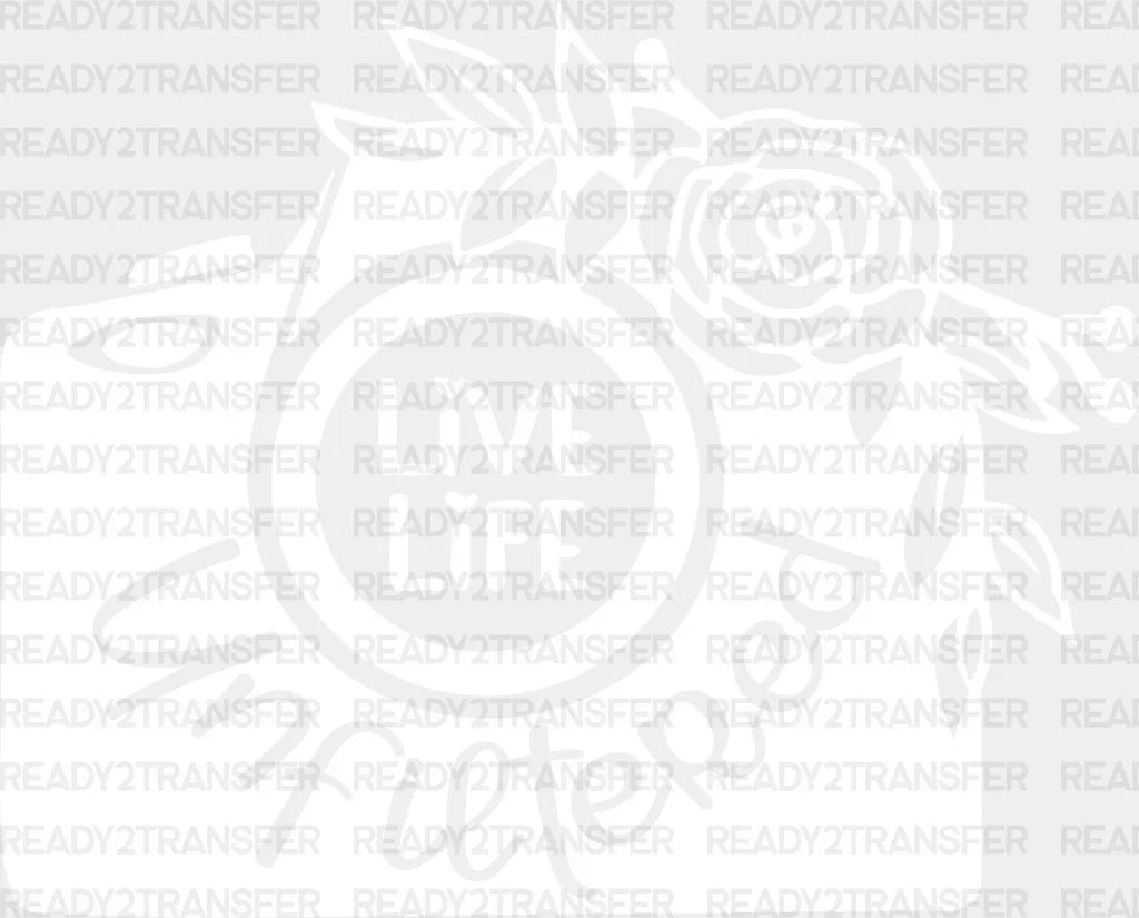 Life Unfiltered - Photography Dtf Heat Transfer Adult Unisex S & M (10’’) / Light Color Design