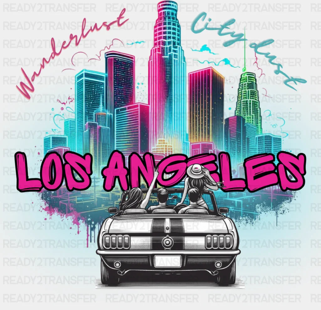 Los Angeles Retro - States & Cities DTF Transfer