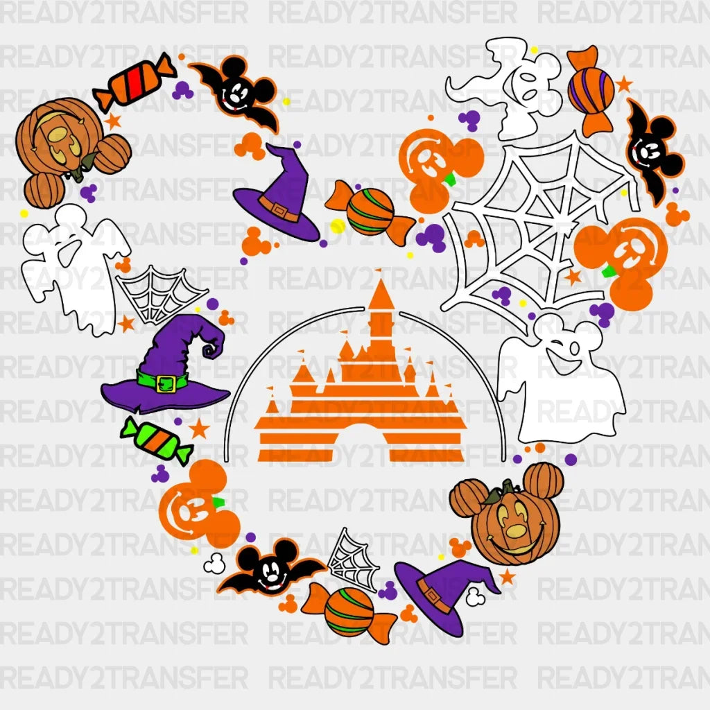 Love Halloween Dtf Transfer