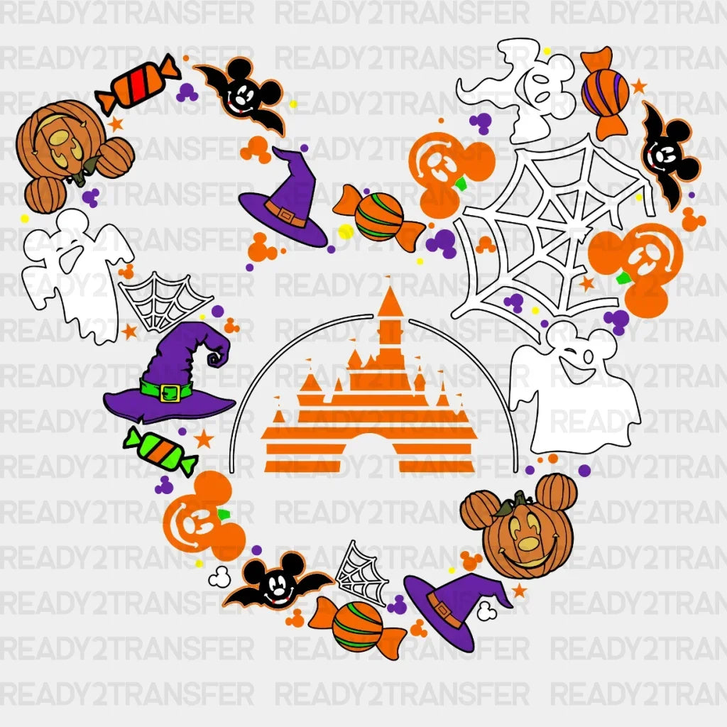 Love Halloween Dtf Transfer