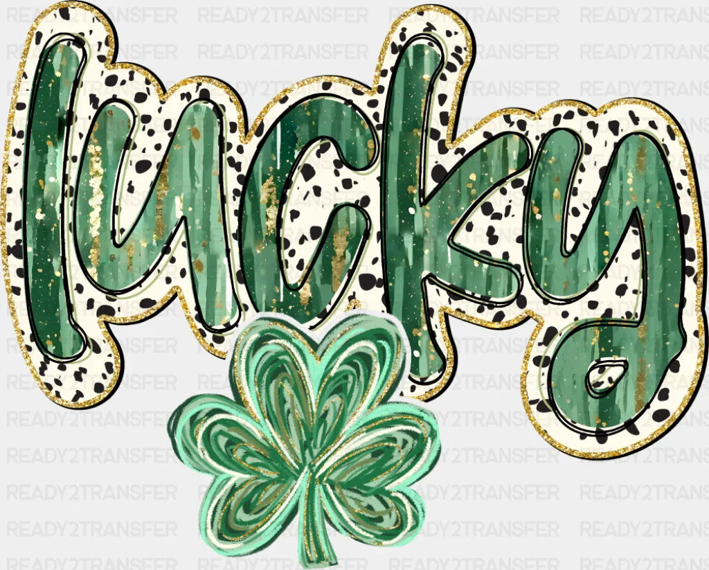 Lucky Dotted Design - St. Patrick’s Day DTF Transfer