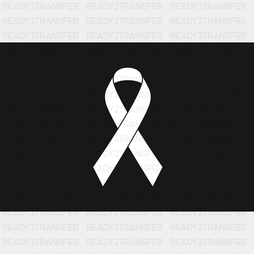 Lung Cancer Awareness Flag - Cancer Awareness DTF Transfers ready2transfer