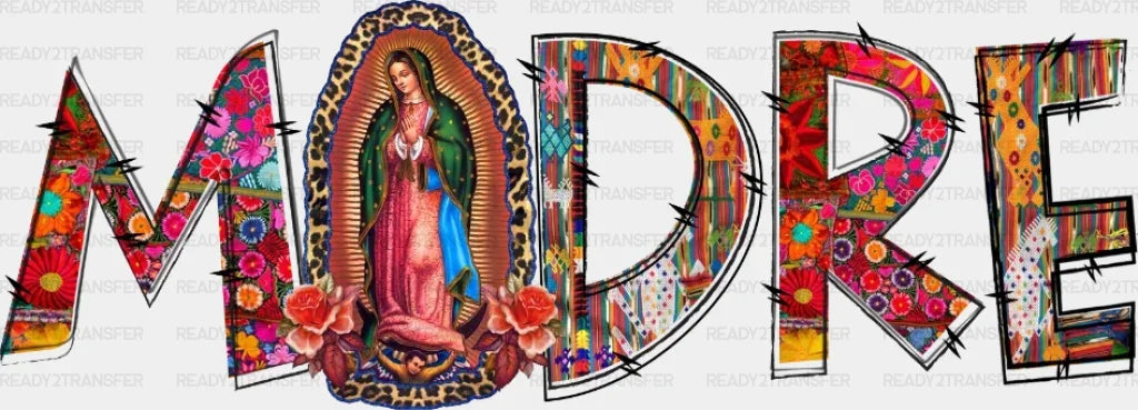Madre Mother’s Day Dtf Heat Transfer Mama Design Mom