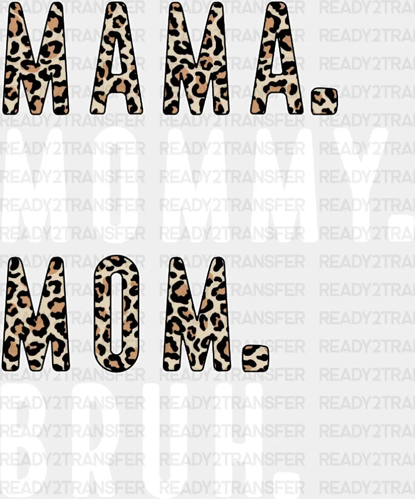 Mama Mommy Mom Bruh Mother’s Day Dtf Heat Transfer Design