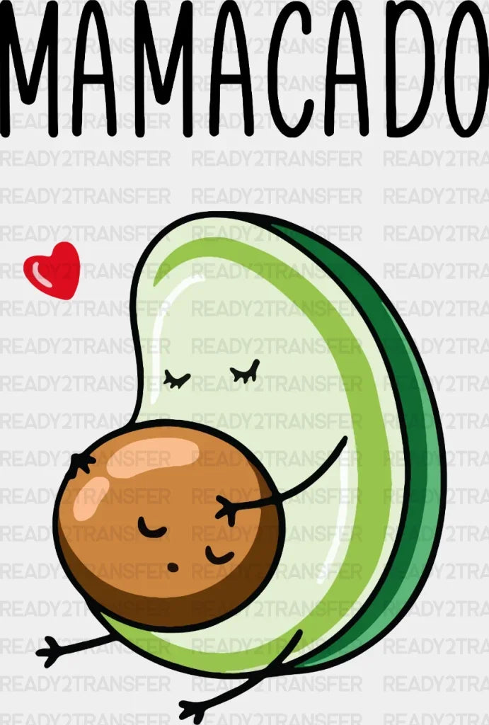 Mamacado Mother’s Day Dtf Heat Transfer Mama Design Mom