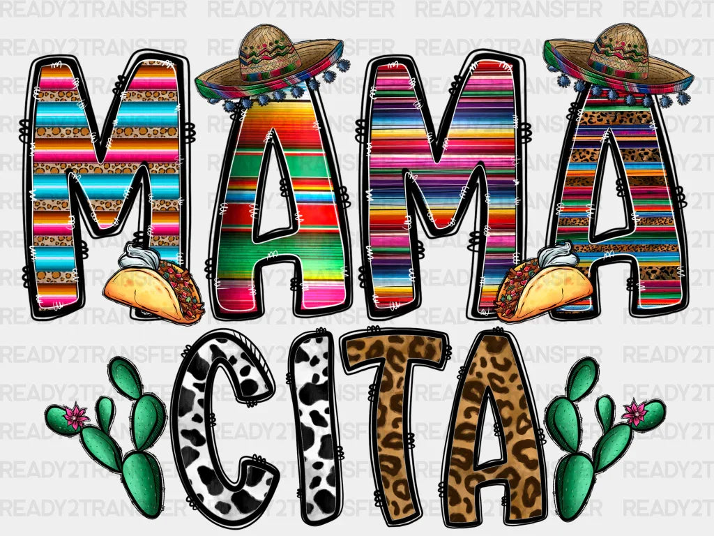 Mamacita Cactus DTF Transfer